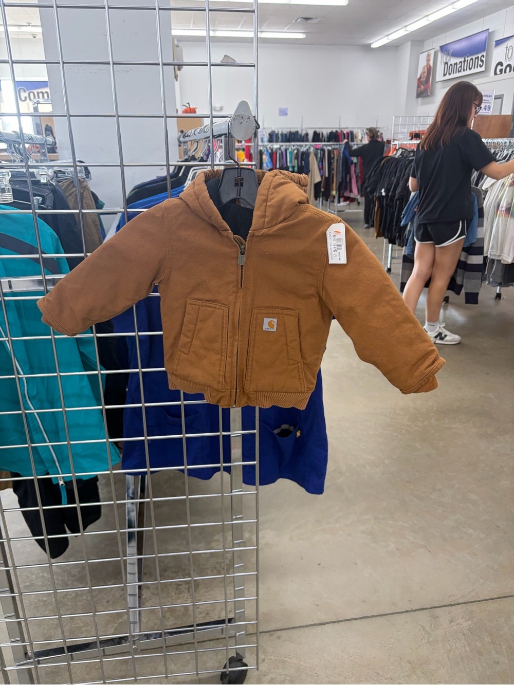 Carhartt Kids Brown Canvas Jacket